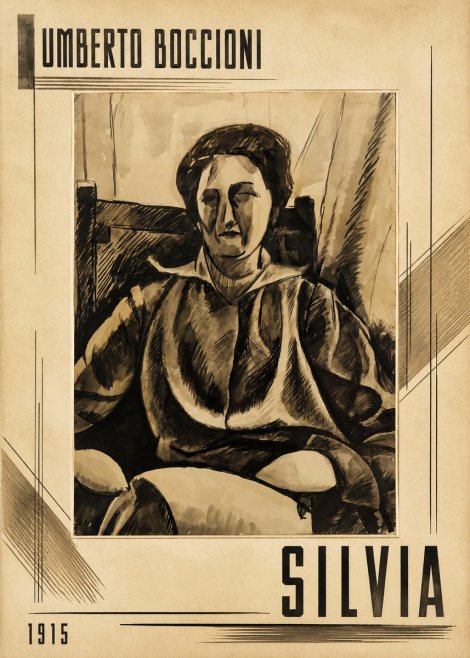 Umberto Boccioni Silvia No1 - Plakat