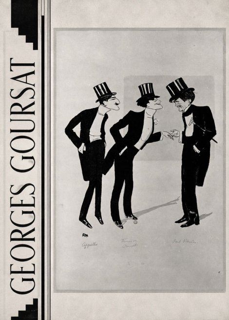 Georges Goursat Capiello, Francis De Croisset, Paul Hervieu No2 - Plakat