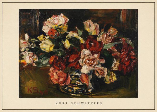 Kurt Schwitters Flower Still Life No4 - Plakat