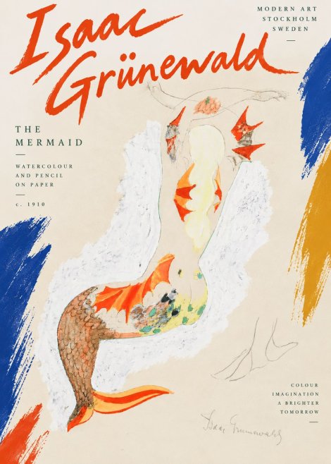 Isaac Grünewald The Mermaid No6 - Plakat
