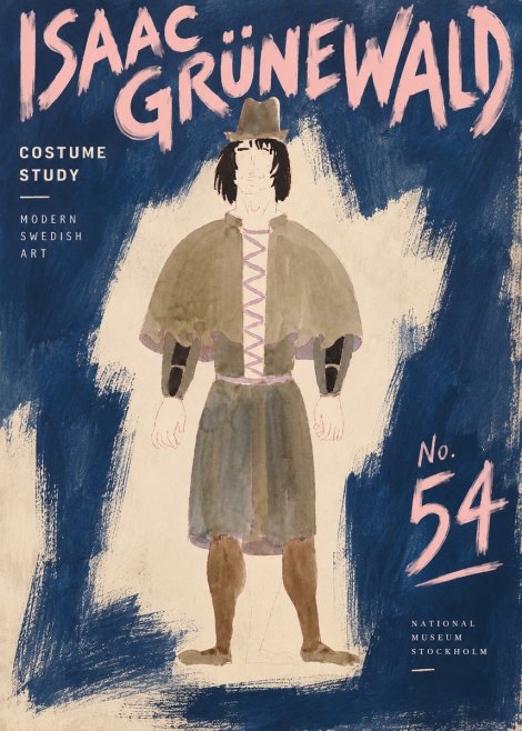 Isaac Grünewald Costume Study V No5 - Plakat