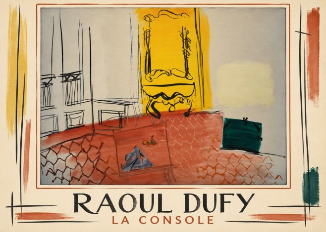 Raoul Dufy La Console No1 - Plakat