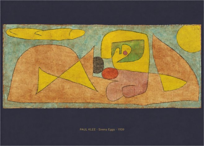 Paul Klee Sirens Eggs No6 - Plakat