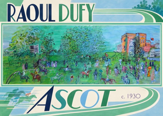 Raoul Dufy Ascot C. 1930 I No2 - Plakat
