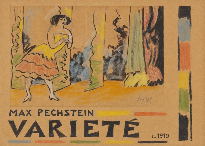 Max Pechstein Varieté No5 - Plakat