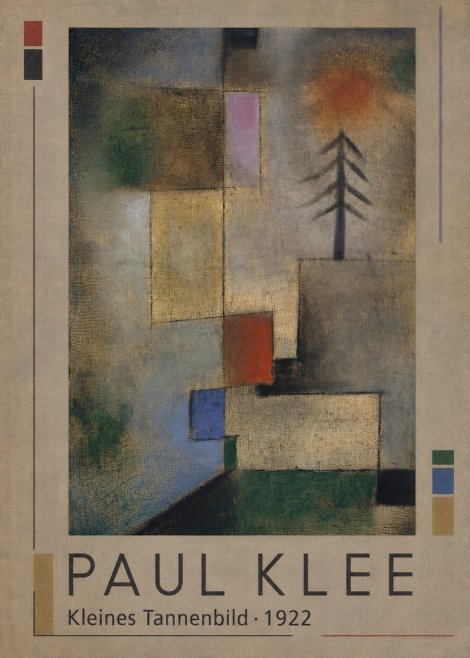 Paul Klee Kleines Tannenbild No1 - Plakat