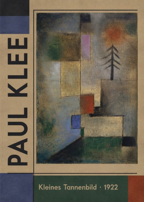 Paul Klee Kleines Tannenbild No6 - Plakat