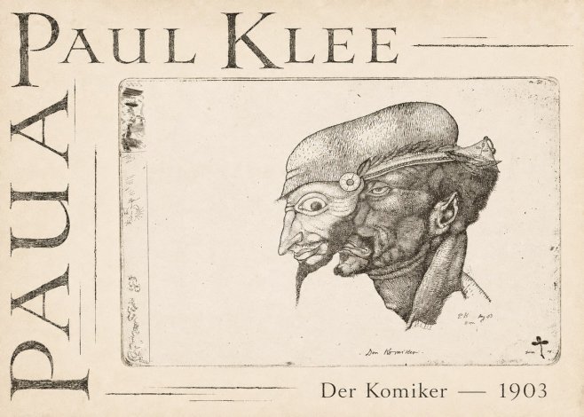 Paul Klee Der Komiker No3 - Plakat