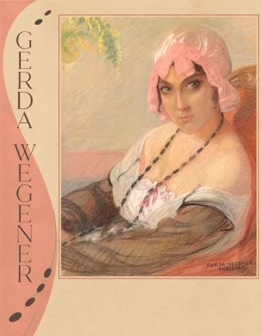 Gerda Wegener Woman in a Pink Bonnet No5 - Plakat