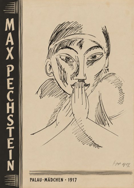 Max Pechstein Palau-mädchen No3 - Plakat