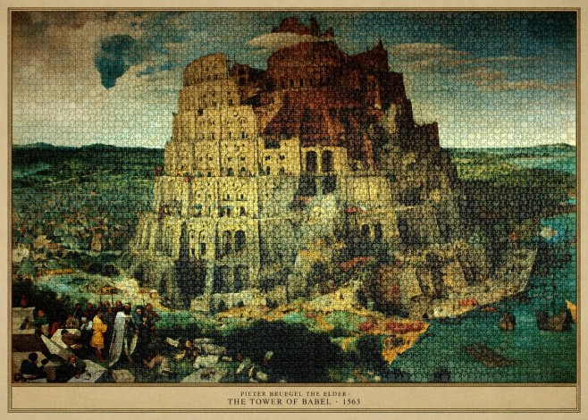 Pieter Bruegel The Tower of Babel XV No4 - Plakat
