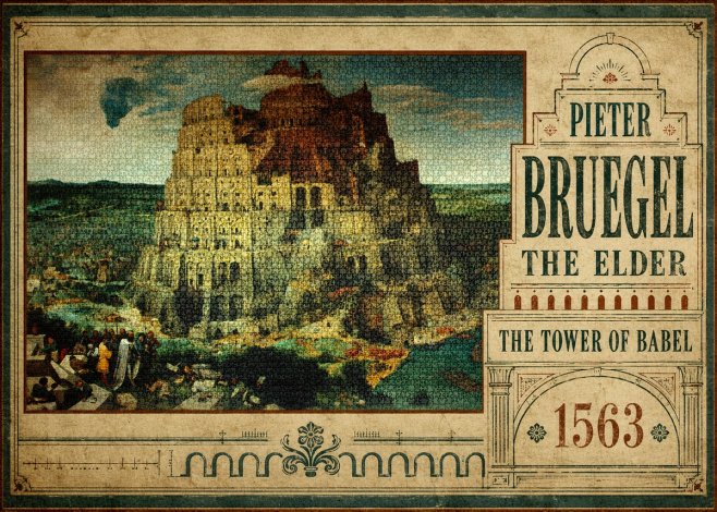 Pieter Bruegel The Tower of Babel XV No5 - Plakat