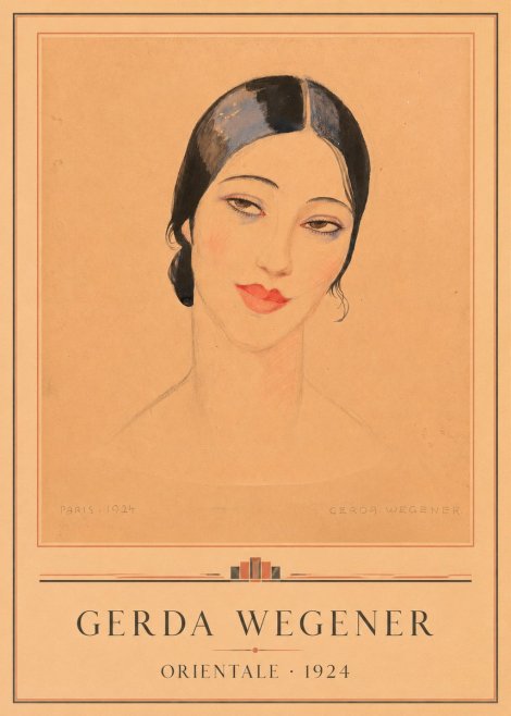 Gerda Wegener Orientale No1 - Plakat