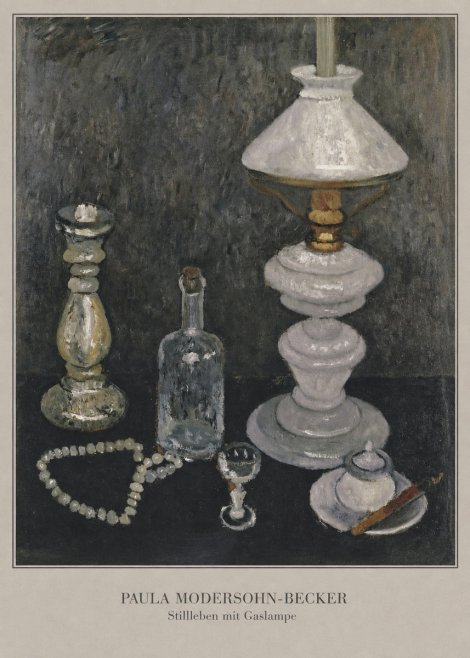 Paula Modersohn-Becker Stillleben Mit Gaslampe No6 - Plakat