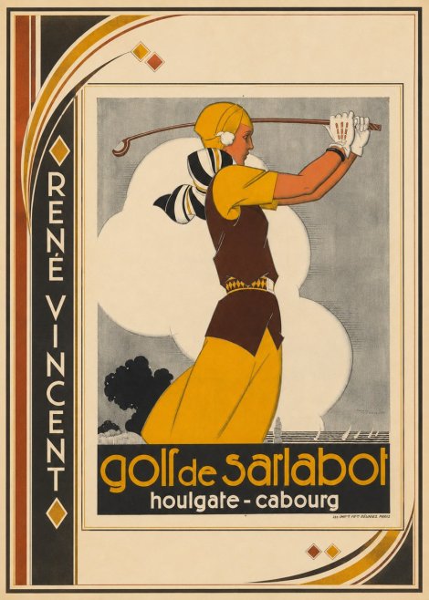 René Vincent Golf De Sarlabot No3 - Plakat