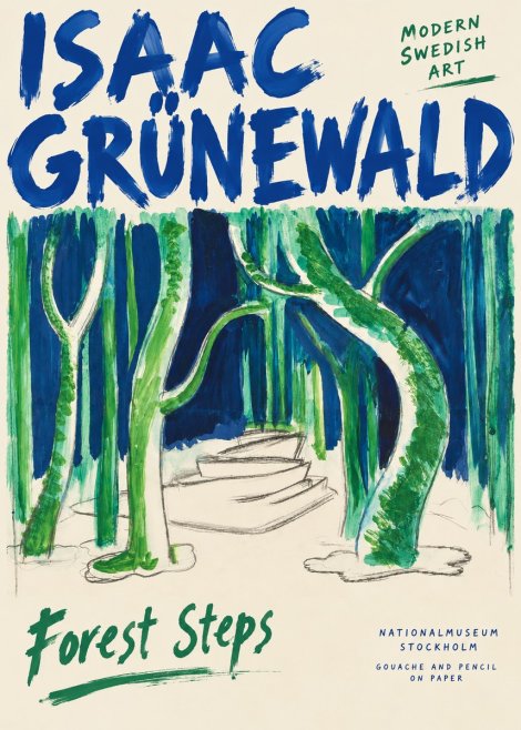 Isaac Grünewald Forest Path No6 - Plakat