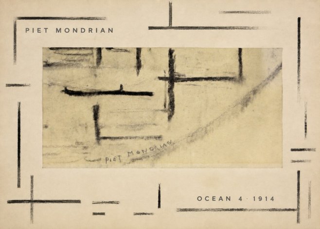 Piet Mondrian Ocean 4 No3 - Plakat
