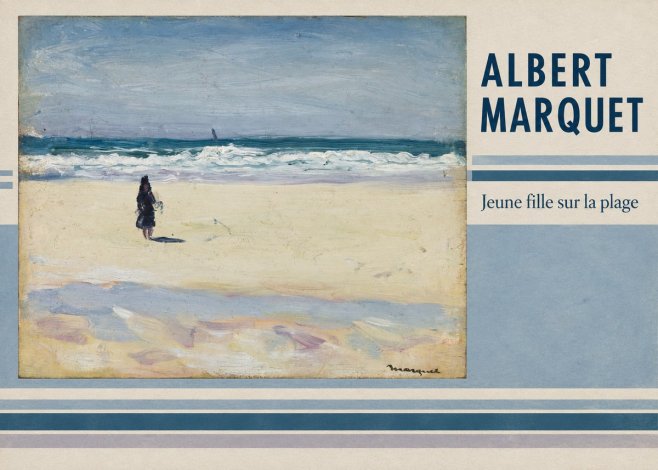 Albert Marquet Jeune Fille Sur La Plage No2 - Plakat