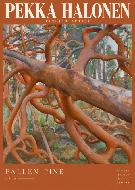Pekka Halonen Fallen Pine No2 - Plakat