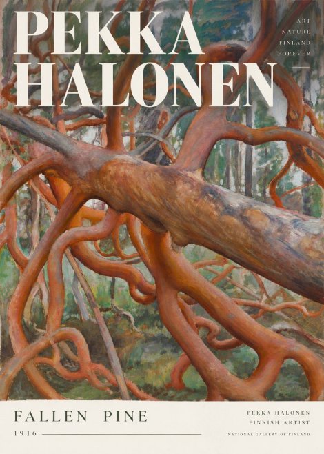 Pekka Halonen Fallen Pine No3 - Plakat