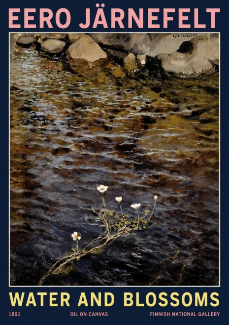 Eero Järnefelt Water and Blossoms No2 - Plakat
