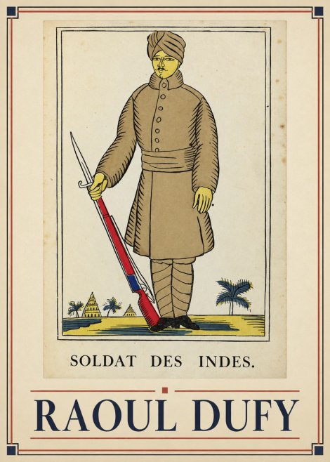 Raoul Dufy Soldat Des Indes. No1 - Plakat