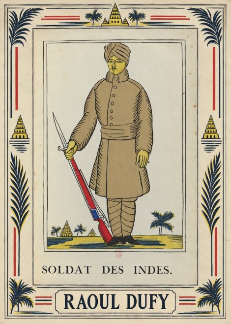 Raoul Dufy Soldat Des Indes. No5 - Plakat