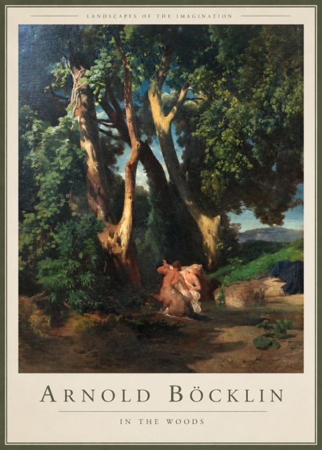 Arnold Böcklin In the Woods No2 - Plakat