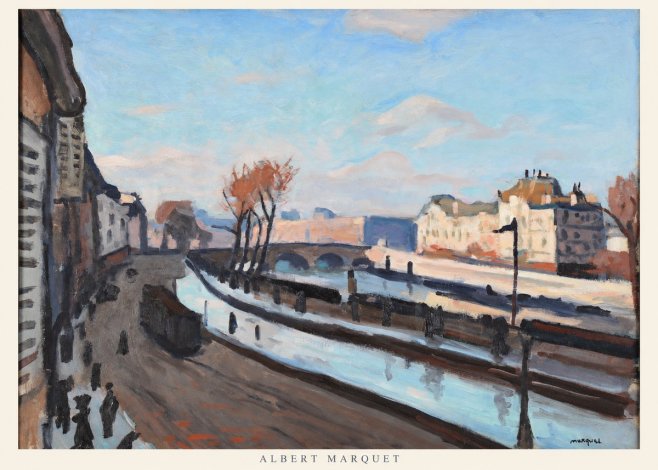 Albert Marquet Le Pont-neuf No6 - Plakat