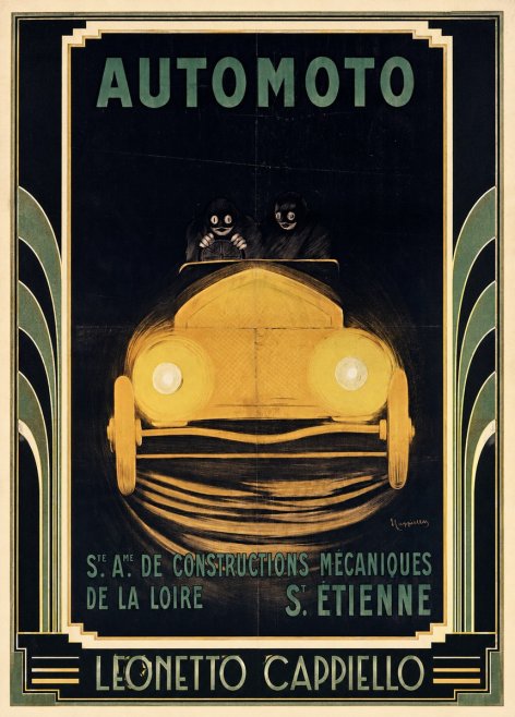 Leonetto Cappiello Automoto No1 - Plakat