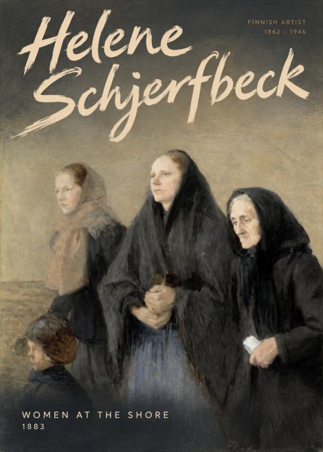 Helene Schjerfbeck Women at the Shore No3 - Plakat