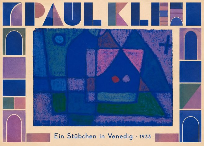 Paul Klee Ein Stübchen in Venedig No5 - Plakat