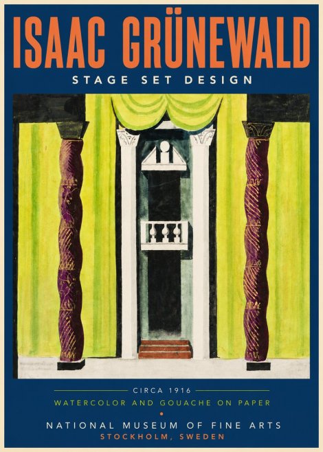 Isaac Grünewald Stage Set Design No5 - Plakat