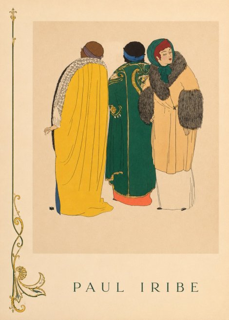 Paul Iribe Fashionable Figures No5 - Plakat
