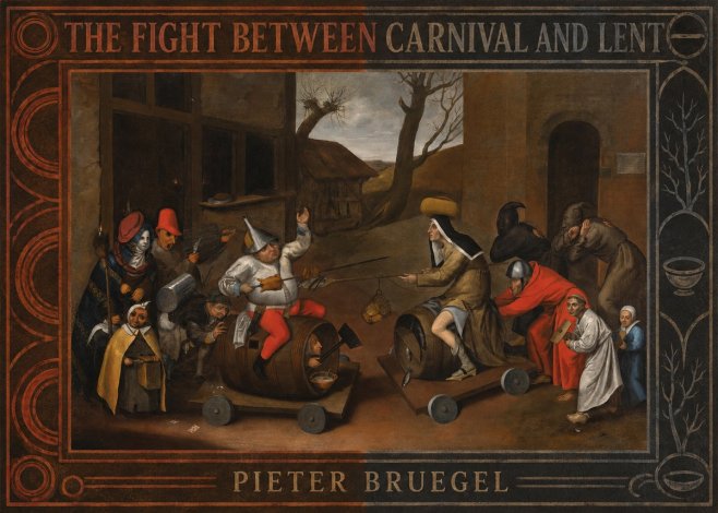 Pieter Bruegel The Fight Between Carnival and Lent IV No6 - Plakat