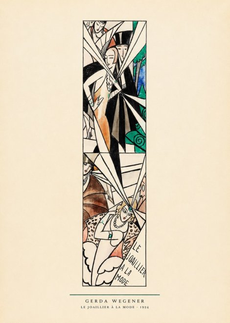 Gerda Wegener Le Joaillier À La Mode No6 - Plakat