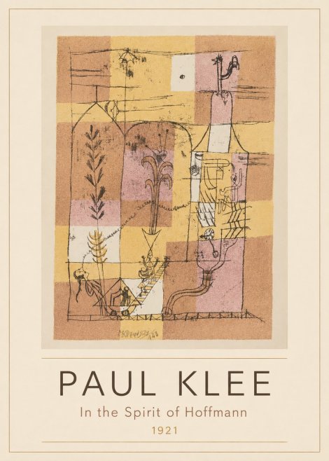 Paul Klee In the Spirit of Hoffmann No3 - Plakat