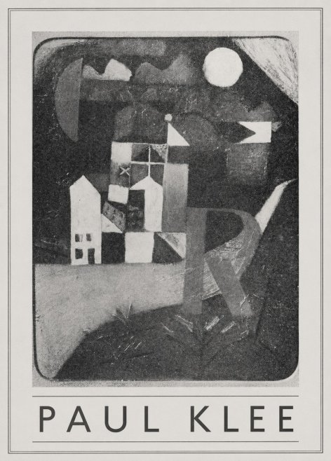 Paul Klee Village in the Mountains No5 - Plakat
