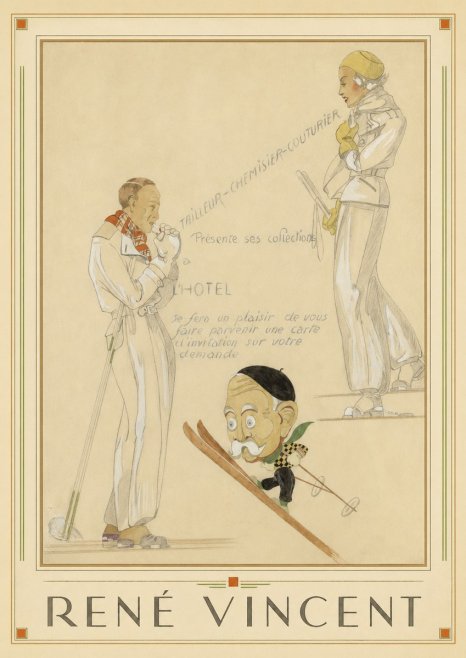 René Vincent Ttailleur-chemisier-couturier No1 - Plakat