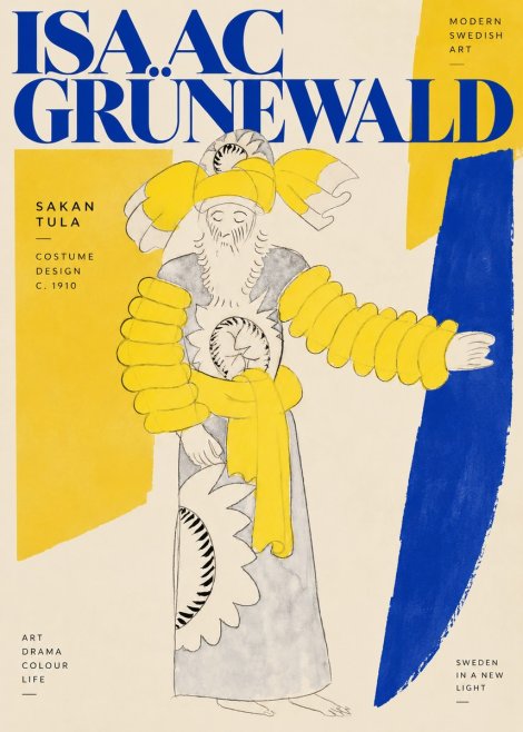 Isaac Grünewald Sakan Tula - Costume Design No2 - Plakat