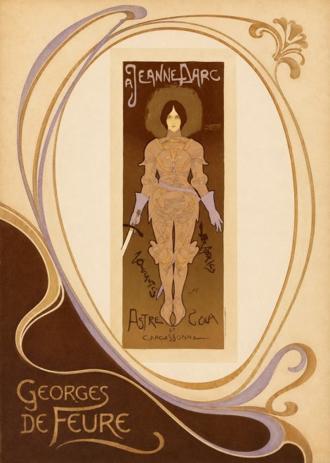 Georges de Feure Jeanne D'arc No3 - Plakat