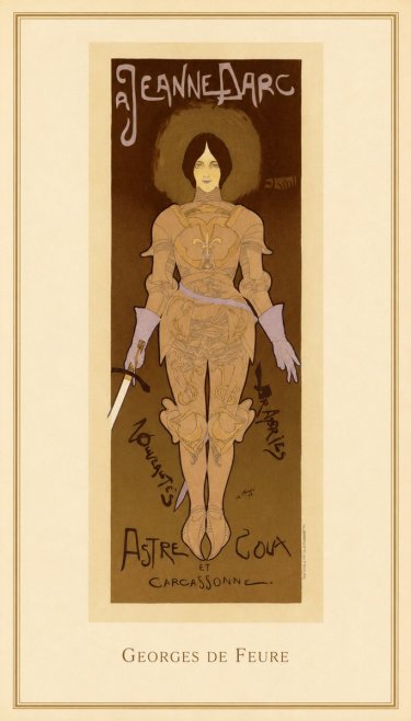 Georges de Feure Jeanne D'arc No4 - Plakat