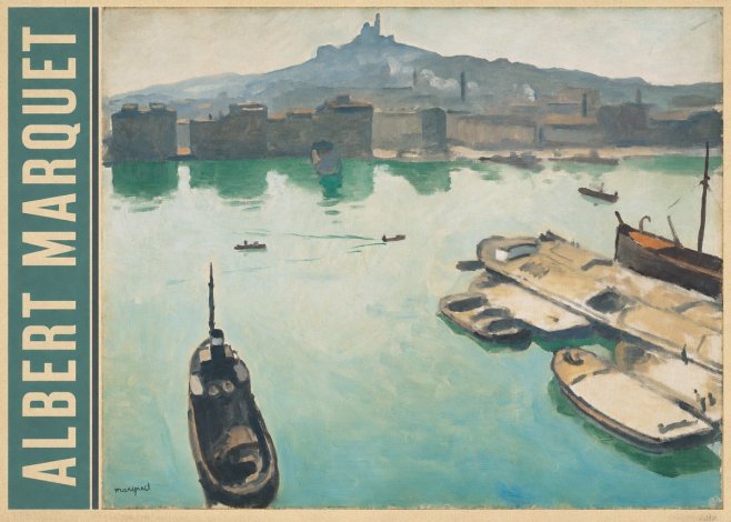 Albert Marquet Port of Marseille No2 - Plakat