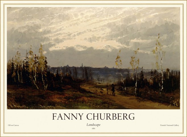Fanny Churberg Landscape No1 - Plakat