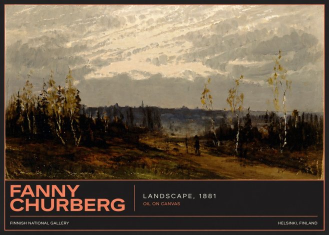 Fanny Churberg Landscape No4 - Plakat