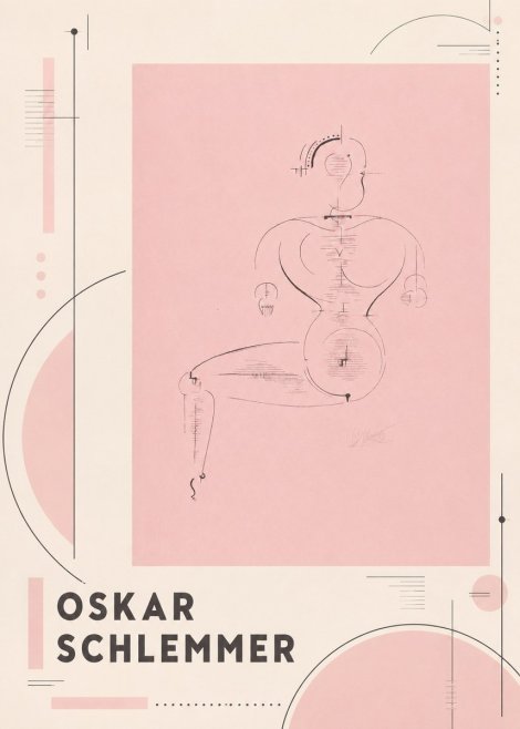 Oskar Schlemmer Figur L 1 No4 - Plakat