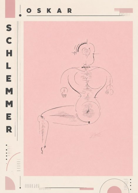 Oskar Schlemmer Figur L 1 No6 - Plakat