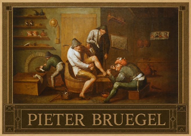 Pieter Bruegel The Foot Operation No3 - Plakat
