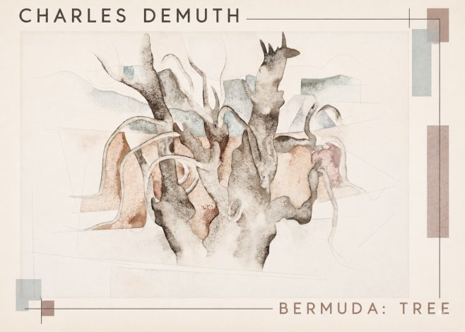 Charles Demuth Bermuda: Tree No2 - Plakat