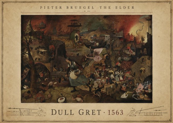 Pieter Bruegel Dull Gret III No4 - Plakat